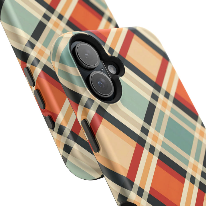Checkered Plaid Magsafe Gift for Her Cute Phone Case for Iphone, | iPhone 16 | iPhone 15 Pro Max, Iphone 14 Pro Max, 13 12 11 10 9 8 7 - Studio40ParkLane