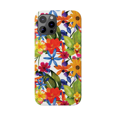 Slim Spring Flowers Gift for Her Cute Phone Cases for Iphone 16 Pro Max | iPhone 15 Case | iPhone 15 Pro Max Case, Iphone 14, 13, 12, 11, 10, 8, 7 - Studio40ParkLane