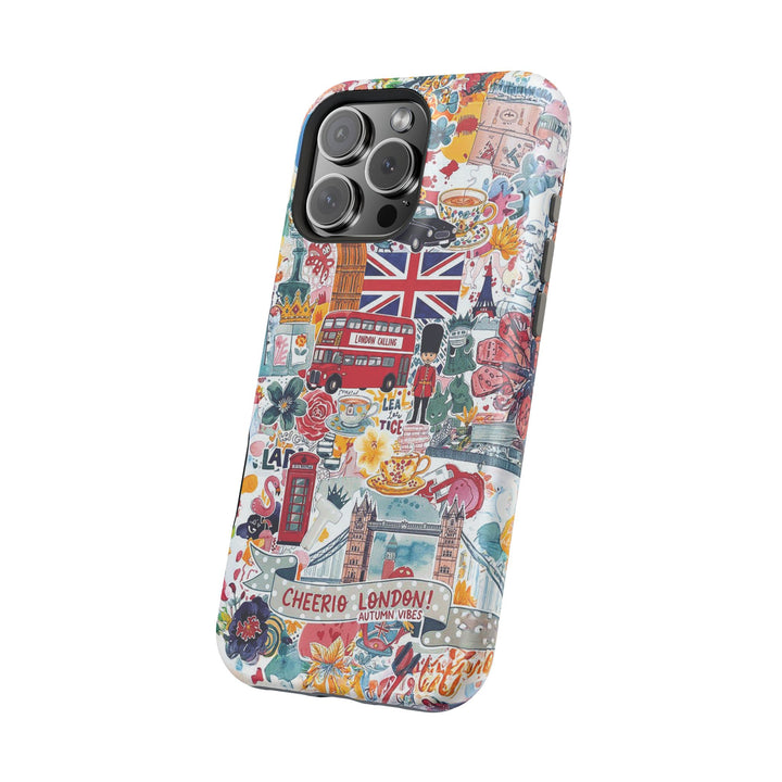 London England Coquette Collage Tough Magsafe Cute Phone Cases for Iphone | iPhone 17 Pro Max Case, Iphone 16, Iphone 15 14 13 12 11 10 9 - Studio40ParkLane