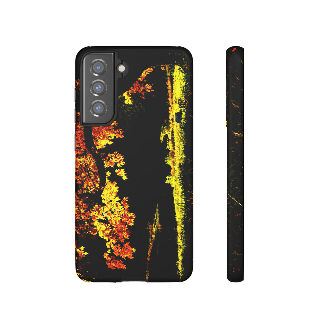 Cute Samsung Phone Case | Aesthetic Samsung Phone Case | Fall Leaves North Bridge | Galaxy S23, S22, S21, S20 | Luxury Double Layer | Cool - Studio40ParkLane