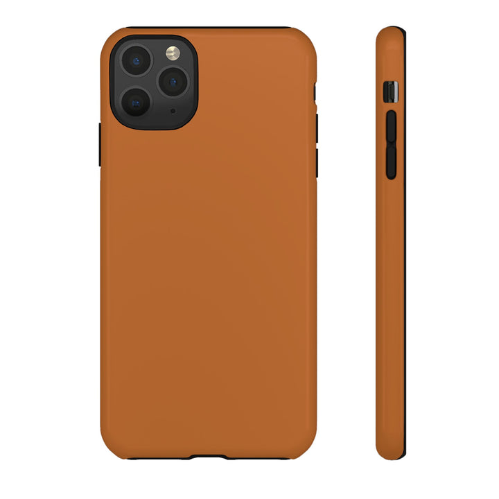 Premium Tough Rusty Brown Orange Gift for Her Cute Phone Cases for Samsung S25 S24, S23, S22, S21, Iphone, 16, 15, 14, 13 Pro Max Ultra - Studio40ParkLane