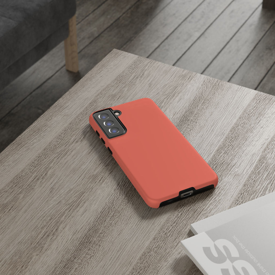 Premium Tough Coral Pink Orange Gift for Her Cute Phone Cases for Samsung S25 S24, S23, S22, S21, Iphone, 16, 15, 14, 13 Pro Max Ultra - Studio40ParkLane