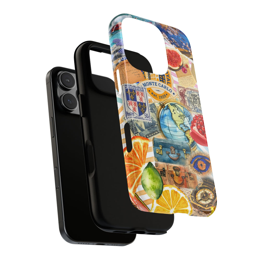 Cute European Summer Collage Phone Case, for IPhone 16 Case | Iphone 15, Iphone 14, IPhone 13 Case, 11 8 7, Samsung Galaxy S24, S23, S22, S21 Extra Protective - Studio40ParkLane