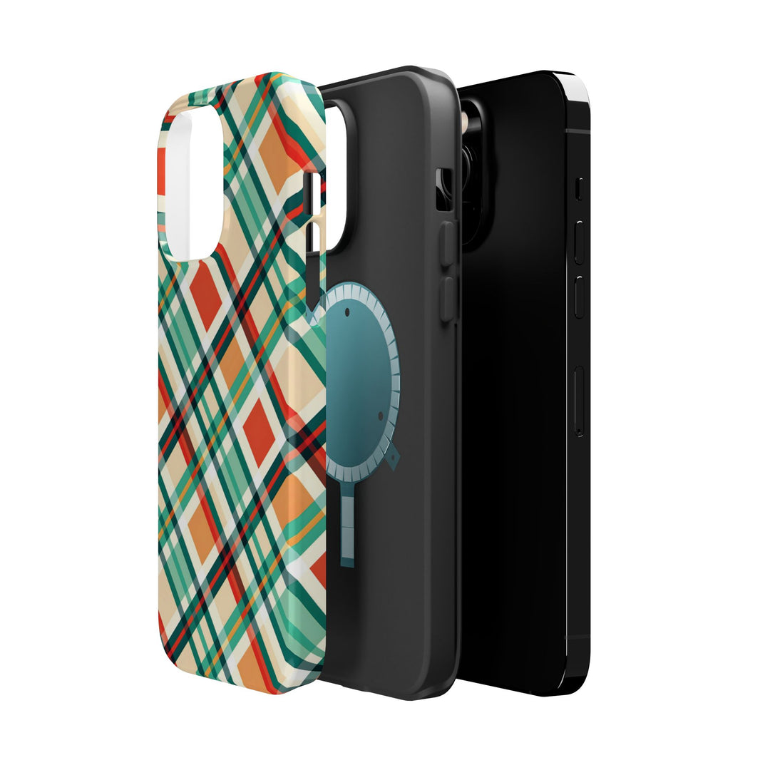 Checkered Plaid Magsafe Gift for Her Cute Phone Case for Iphone, | iPhone 16 | iPhone 15 Pro Max, Iphone 14 Pro Max, 13 12 11 10 9 8 7 - Studio40ParkLane