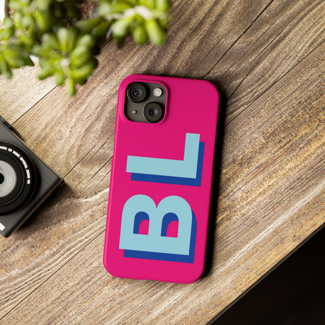 Slim Personalized Initial Custom Gift for Her Cute Phone Cases for Iphone 16 Pro Max | iPhone 15 Case | iPhone 15 Pro Max Case, Iphone 14, 13, 12, 11, 10, 8, 7 - Studio40ParkLane