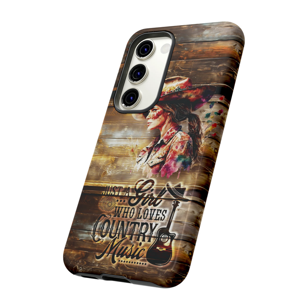 Cute Samsung Phone Case | Aesthetic Samsung Phone Case | Galaxy S23, S22, S21, S20 | Country Music Girl, Protective Phone Case - Studio40ParkLane