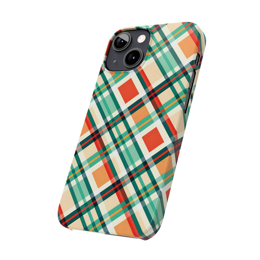 Slim Checkered Plaid Gift for Her Cute Phone Cases for Iphone 16 Pro Max | iPhone 15 Case | iPhone 15 Pro Max Case, Iphone 14, 13, 12, 11, 10, 8, 7 - Studio40ParkLane