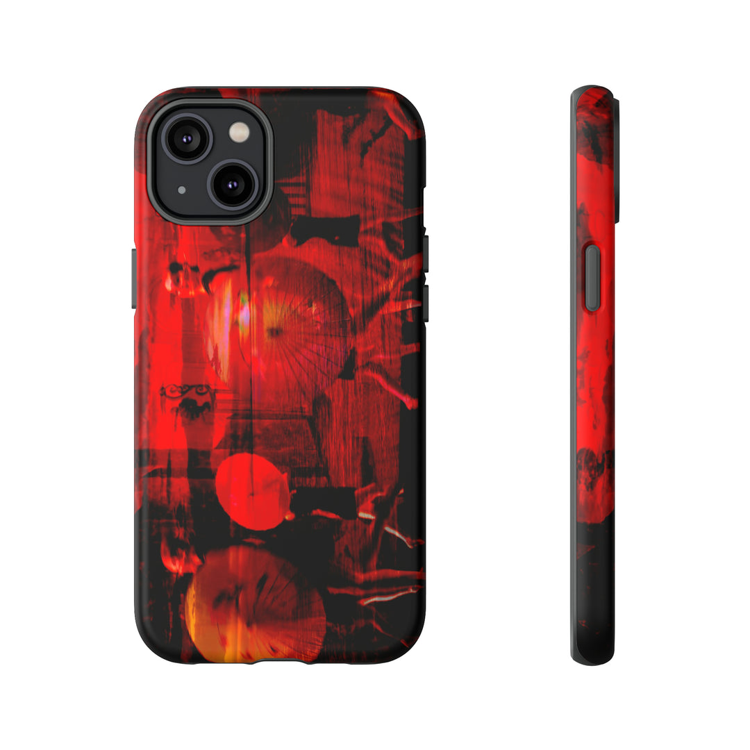 Cute IPhone Case | iPhone 15 Case | iPhone 15 Pro Max Case, Iphone 14 Case, Iphone 14 Pro Max Case IPhone Case for Art Lovers, Sunset Dance Red - Studio40ParkLane