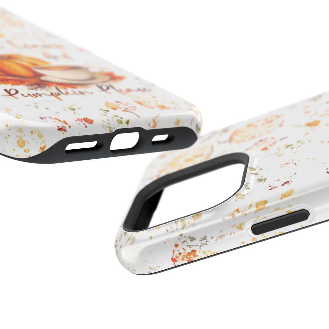 Fall Leaves Pumpkins Tough Magsafe Cute Phone Cases for Iphone | iPhone 15 Case | iPhone 15 Pro Max Case, Iphone 14, Iphone 14 13 12 11 10 9 8 7 - Studio40ParkLane