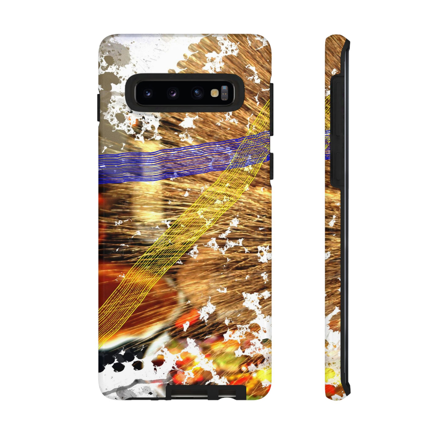 Impact Resistant, Pecan Pie Abstract, Cute Phone Cases for Samsung S24, S23, S22, S21, IPhone 15 pro Iphone 14 pro Iphone 13 IPhone 12 Iphone 11