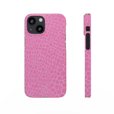 Snap Non Leather Pink Color Pattern Gift for Her Cute Phone Cases for Samsung Galaxy S24, S23, S22, S21, S20, Plus, Ultra, Iphone 16, 15, 14, Pro and Max - Studio40ParkLane