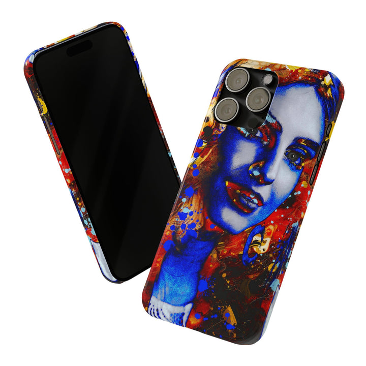 Slim Cute Phone Cases for Iphone - | iPhone 15 Case | iPhone 15 Pro Max Case, Iphone 14 Case, Iphone 14 Pro Max, Iphone 13, Marble Splash Face - Studio40ParkLane