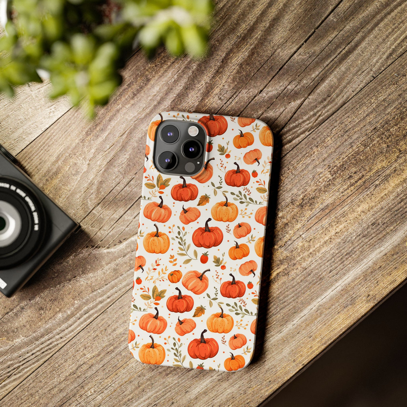 Slim Fall Autumn Pumpkins Gift for Her Cute Phone Cases for Iphone 16 | iPhone 15 Case | iPhone 15 Pro Max Case, Iphone 14, Iphone 14 Pro Max, Iphone 13, Slim