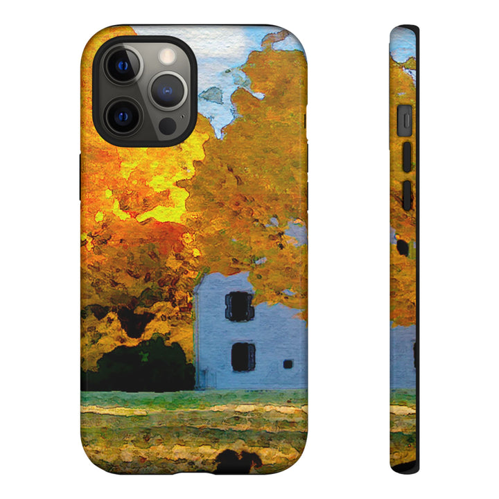 Impact Resistant, Fall Leaves Watercolor, Cute Phone Cases for Samsung S24, S23, S22, S21, IPhone 15 pro Iphone 14 pro Iphone 13 IPhone 12 Iphone 11 - Studio40ParkLane
