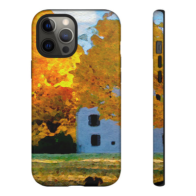 Impact Resistant, Fall Leaves Watercolor, Cute Phone Cases for Samsung S24, S23, S22, S21, IPhone 15 pro Iphone 14 pro Iphone 13 IPhone 12 Iphone 11