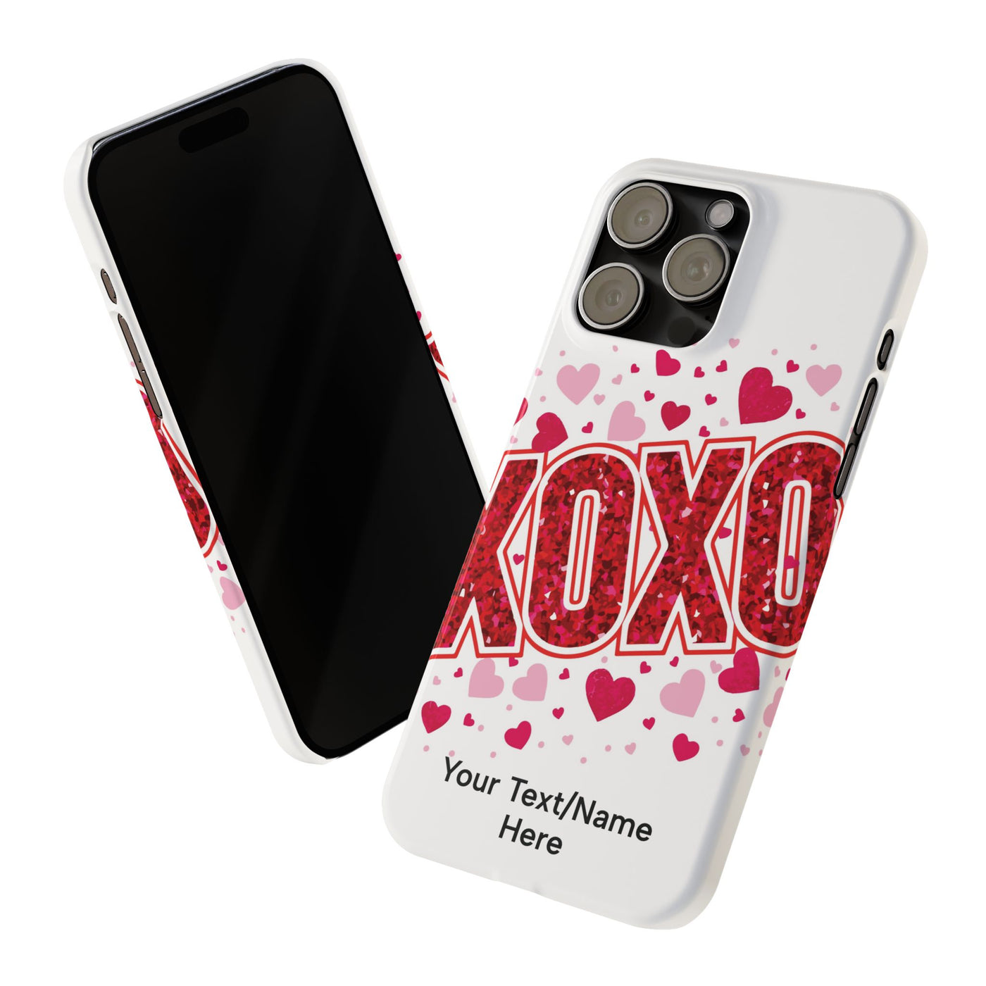 Slim Custom Personalized Valentine Love Gift for Her Cute Phone Cases for Iphone 16 Pro Max | iPhone 15 Case | iPhone 15 Pro Max Case, Iphone 14, 13, 12, 11, 10, 8, 7