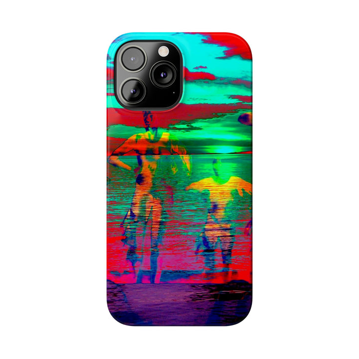 Slim Cute Phone Cases for Iphone - | iPhone 15 Case | iPhone 15 Pro Max Case, Iphone 14 Case, Iphone 14 Pro Max, Iphone 13, Sunset Mystery Dance - Studio40ParkLane