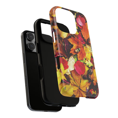 Aesthetic Tough Fall Leaves Foliage Premium Phone Case - For iPhone 17 Pro Max iPhone 16 Pro iPhone 15 Iphone 14 Plus 13 Pro 12 11 10 XR - Studio40ParkLane