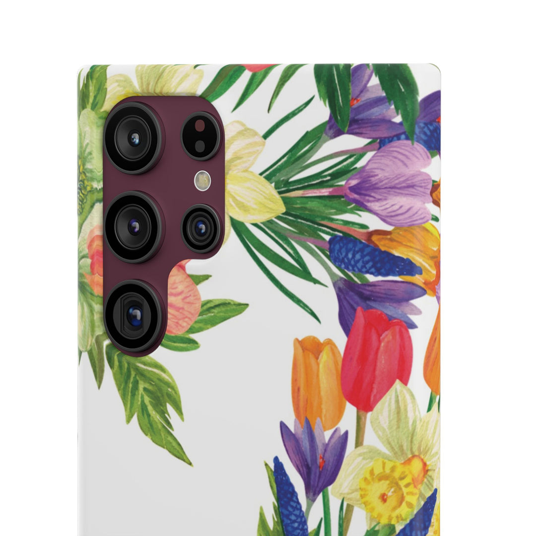 Sleek Snap Spring Summer Flowers Cute Phone Case for iPhone 16 15 14 13 12 11 X Xs Max Xr Pro Plus Samsung Galaxy S24 S23 S22 S21 S20 Ultra