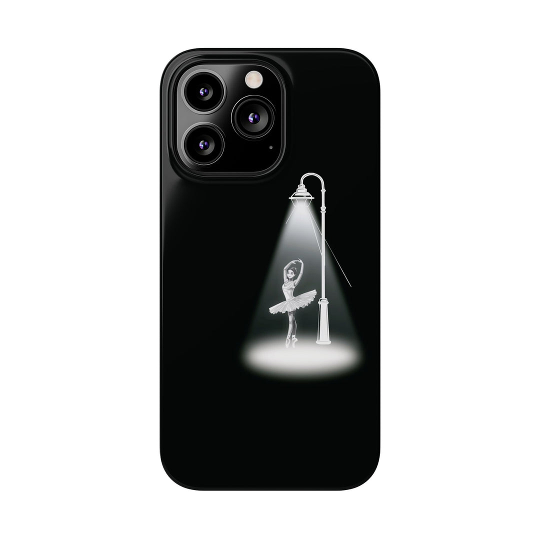 Slim Ballet Dancer Spotlight Gift for Her Cute Phone Cases for Iphone 16 Pro Max | iPhone 15 Case | iPhone 15 Pro Max Case, Iphone 14, 13, 12, 11, 10, 8, 7 - Studio40ParkLane