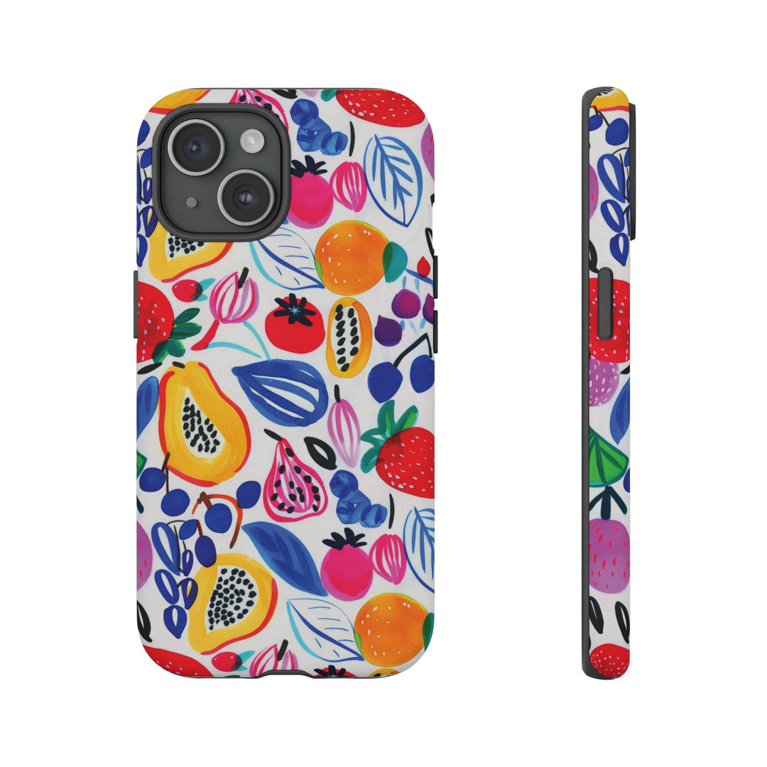 Summer Fruit Cute Tough Phone Case - For Apple iPhone Case 17, 16, 15 Pro Max, 14 Plus, 13 Pro, 12, Samsung Galaxy S26, S25, S24 Plus Ultra - Studio40ParkLane