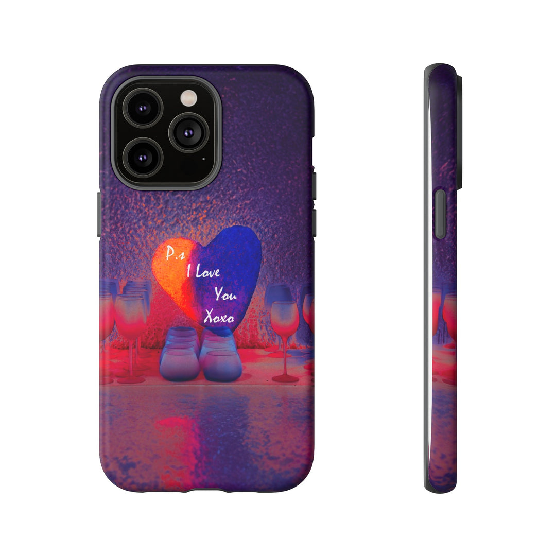 Cute Samsung Case | Cool Iphone Case | PS I love You - Heart, Samsung S24, S23, S22, S21, IPhone 15 Case | Iphone 14 Case, Iphone 13 Case - Studio40ParkLane