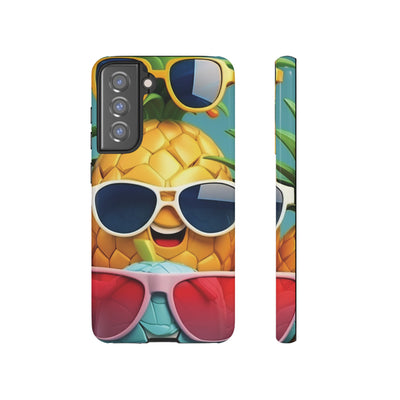 Cute Samsung Phone Case | Aesthetic Samsung Phone Case | Galaxy S23, S22, S21, S20 | Summer Pineapple Fruit, Protective Phone Case