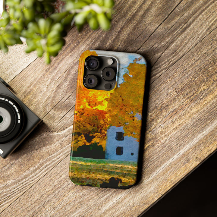 Slim Cute Phone Cases for Iphone - | iPhone 15 Case | iPhone 15 Pro Max Case, Iphone 14 Case, Iphone 14 Pro Max, Iphone 13, New England Fall Leaves - Studio40ParkLane