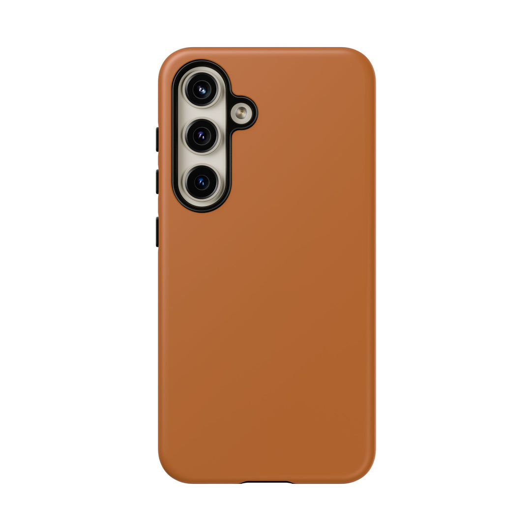 Premium Tough Rusty Brown Orange Gift for Her Cute Phone Cases for Samsung S25 S24, S23, S22, S21, Iphone, 16, 15, 14, 13 Pro Max Ultra - Studio40ParkLane