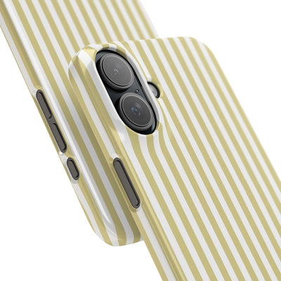 Slim Soft Yellow Striped Cute Phone Case for Iphone 16 - | iPhone 15 Pro Max Case | iPhone 14 Case Iphone 13 12 11 10 9 8 7 XS Gift for Her - Studio40ParkLane