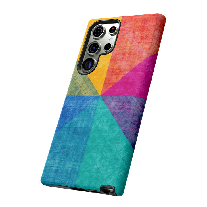 Impact Resistant, Colored Shapes, Cute Phone Cases for Samsung S24, S23, S22, S21, IPhone 15 pro Iphone 14 pro Iphone 13 IPhone 12 Iphone 11 - Studio40ParkLane