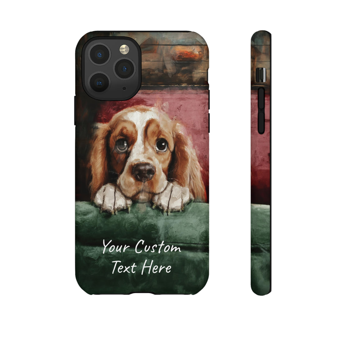 Personalize this Cute IPhone Case | Cocker Spaniel iPhone Case, iPhone 15 Case | iPhone 15 Case, Iphone 14 Case, Iphone 14 Pro Max Case - Studio40ParkLane