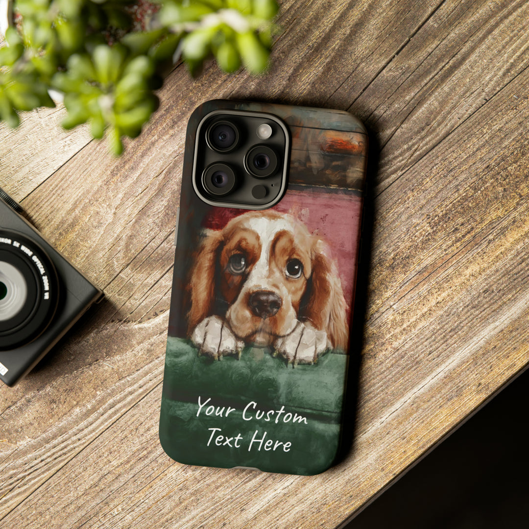 Personalize this Cute IPhone Case | Cocker Spaniel iPhone Case, iPhone 15 Case | iPhone 15 Case, Iphone 14 Case, Iphone 14 Pro Max Case - Studio40ParkLane