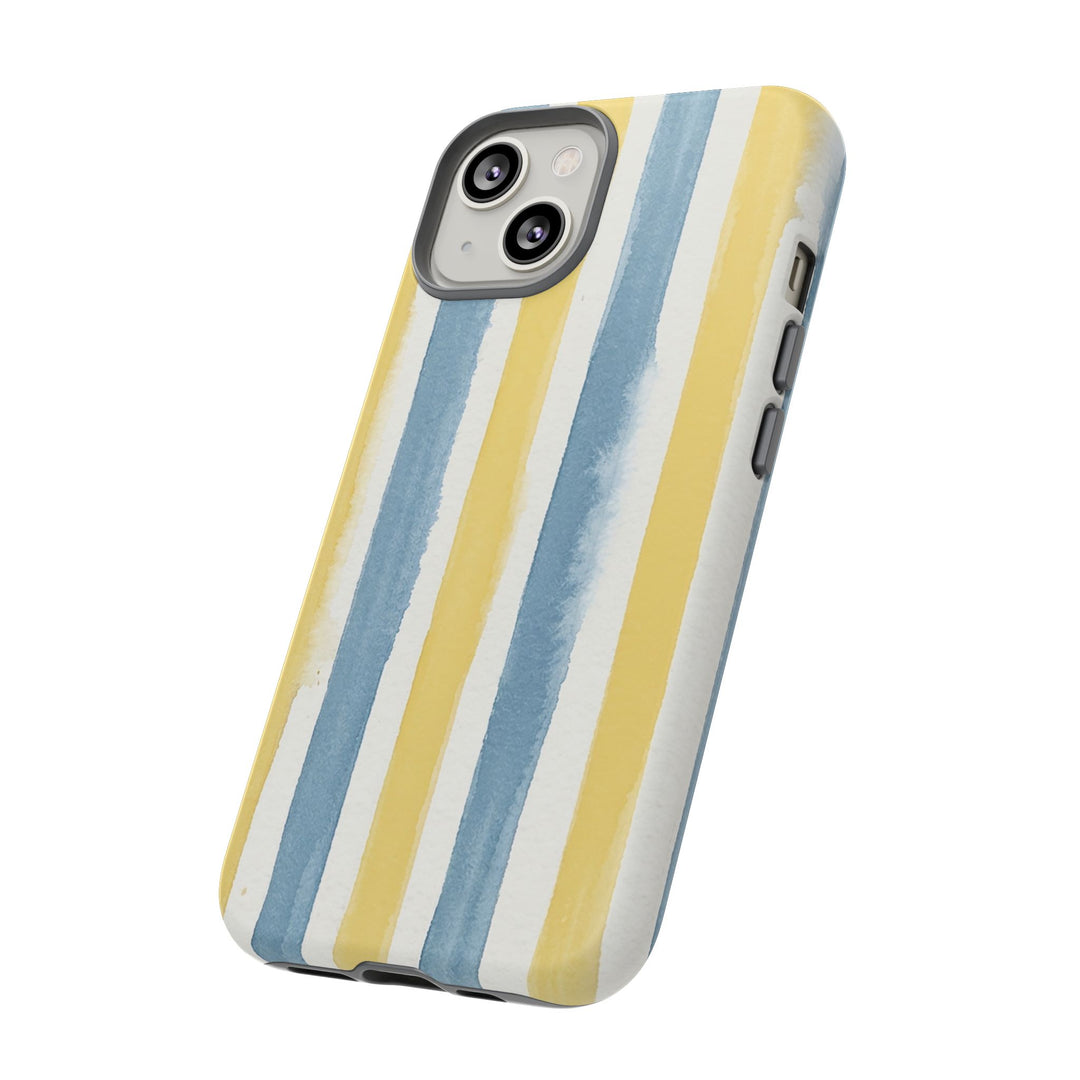 Tough Cute Yellow Stripes Phone Case, for IPhone 17 Pro Max | Iphone 17 Air, Iphone 16, IPhone 15, 14 13 12, Samsung Galaxy S26, S25, S24, S23 - Studio40ParkLane