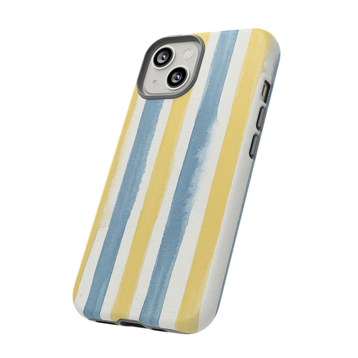 Tough Cute Yellow Stripes Phone Case, for IPhone 17 Pro Max | Iphone 17 Air, Iphone 16, IPhone 15, 14 13 12, Samsung Galaxy S26, S25, S24, S23 - Studio40ParkLane
