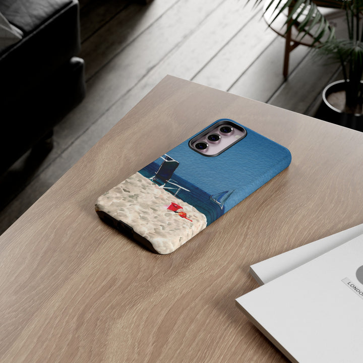 Cute Samsung Case | Cool Iphone Case | Summer Blue Beach Chair, Samsung S24, S23, S22, S21, IPhone 15 Case | Iphone 14 Case, Iphone 13 Case - Studio40ParkLane
