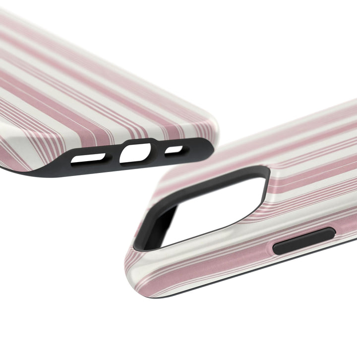 MagSafe Cute Phone Case, Coastal Striped Phone Case for iPhone 17 16 15 14 13 12 Pro Max, Samsung S26 S25 S24 Ultra case - Studio40ParkLane
