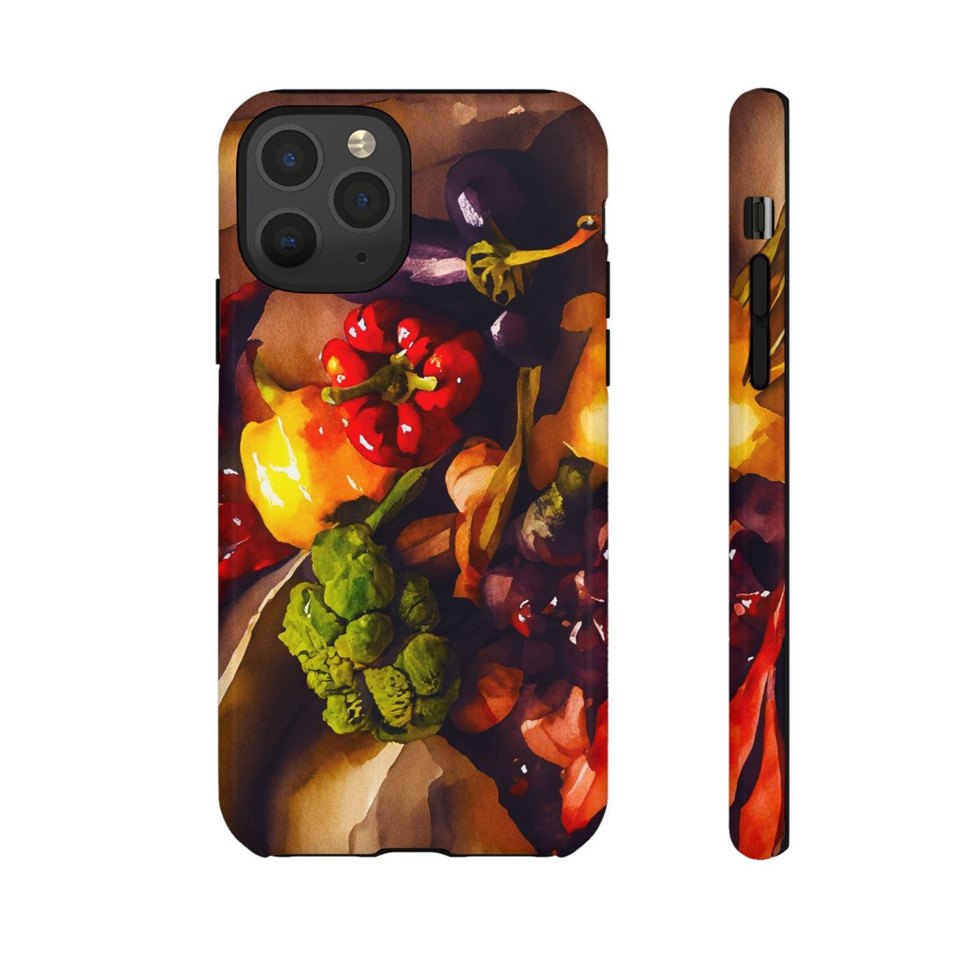 Impact Resistant, Fall Farm Vegetables, Cute Phone Cases for Samsung S24, S23, S22, S21, IPhone 15 pro Iphone 14 pro Iphone 13 IPhone 12 Iphone 11