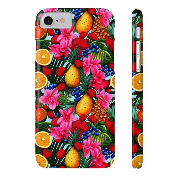 Slim Cute Phone Cases for Iphone - | iPhone 15 Case | iPhone 15 Pro Max Case, Iphone 14 Case, Iphone 14 Pro Max, Iphone 13, Summer Mixed Fruit - Studio40ParkLane