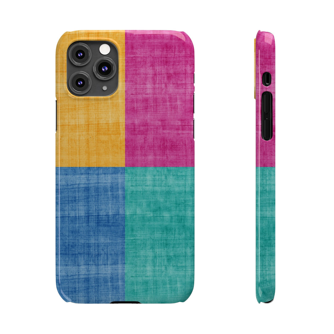 Slim Cute Phone Cases for Iphone | iPhone 15 Case | iPhone 15 Pro Max Case, Iphone 14, Iphone 14 Pro Max, Iphone 13, Abstract Color Blocks - Studio40ParkLane