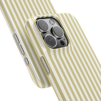 Slim Soft Yellow Striped Cute Phone Case for Iphone 16 - | iPhone 15 Pro Max Case | iPhone 14 Case Iphone 13 12 11 10 9 8 7 XS Gift for Her - Studio40ParkLane