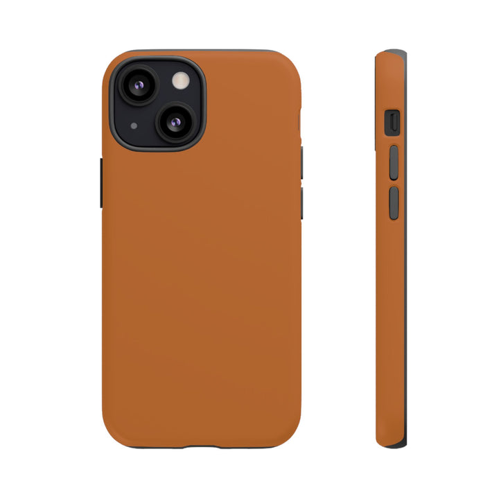 Premium Tough Rusty Brown Orange Gift for Her Cute Phone Cases for Samsung S25 S24, S23, S22, S21, Iphone, 16, 15, 14, 13 Pro Max Ultra - Studio40ParkLane