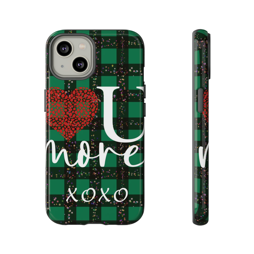 Cute IPhone Case | iPhone 15 Case | iPhone 15 Pro Max Case, Iphone 14 Case, Iphone 14 Pro Max Case IPhone Case for Art Lovers, Love You Green - Studio40ParkLane