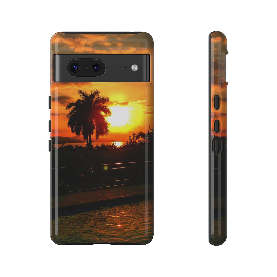 Cute Samsung Case | Cool Iphone Case | Summer Jamaica Pool Sunset, Samsung S24, S23, S22, S21, IPhone 15 Case | Iphone 14 Case, Iphone 13 Case - Studio40ParkLane