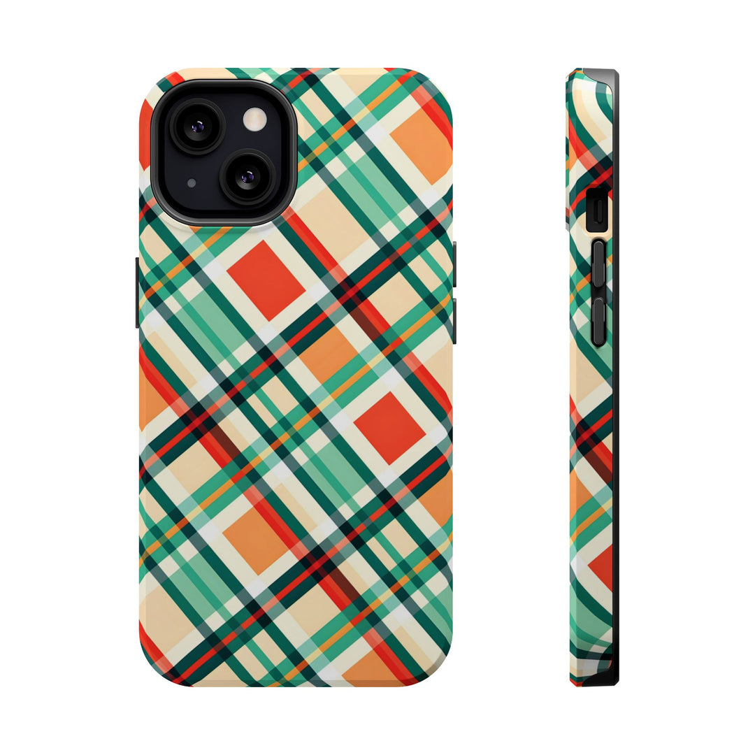 Checkered Plaid Magsafe Gift for Her Cute Phone Case for Iphone, | iPhone 16 | iPhone 15 Pro Max, Iphone 14 Pro Max, 13 12 11 10 9 8 7 - Studio40ParkLane