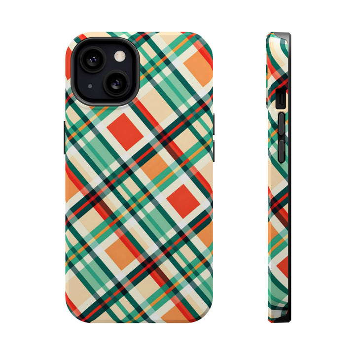 Checkered Plaid Magsafe Gift for Her Cute Phone Case for Iphone, | iPhone 16 | iPhone 15 Pro Max, Iphone 14 Pro Max, 13 12 11 10 9 8 7 - Studio40ParkLane
