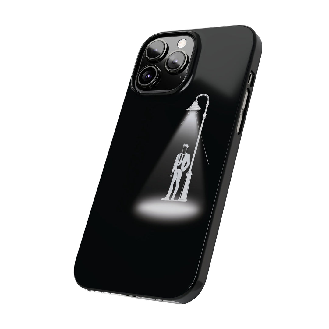 Slim Mystery Man Spotlight Gift for Her Cute Phone Cases for Iphone 16 Pro Max | iPhone 15 Case | iPhone 15 Pro Max Case, Iphone 14, 13, 12, 11, 10, 8, 7 - Studio40ParkLane