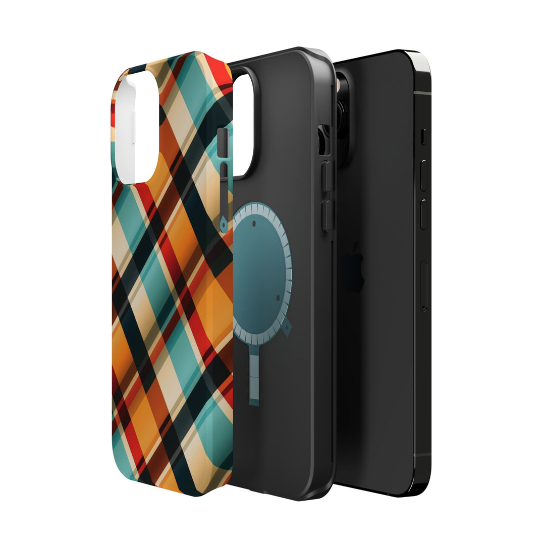 Checkered Plaid Magsafe Gift for Her Cute Phone Case for Iphone, | iPhone 16 | iPhone 15 Pro Max, Iphone 14 Pro Max, 13 12 11 10 9 8 7 - Studio40ParkLane