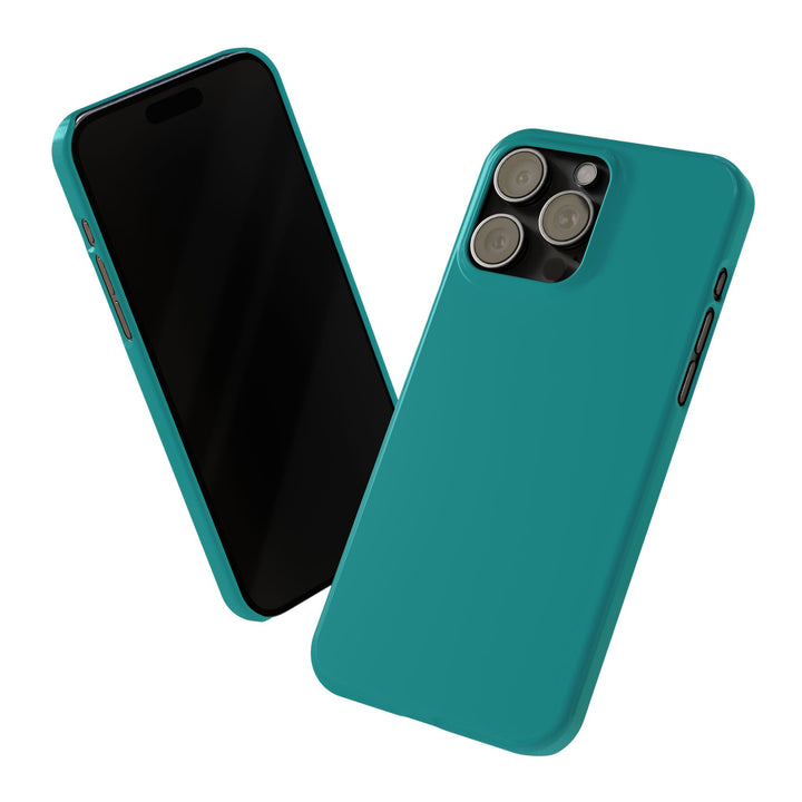 Slim Turquoise Blue Gift for Her Aesthetic Cute Phone Case for Iphone 16 - | iPhone 15 Pro Max Case | iPhone 14 Case 13 12 11 10 9 8 7 - Studio40ParkLane