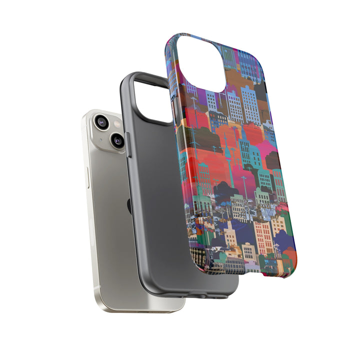 Cute Samsung Case | Cool Iphone Case | Summer City Skyline, Samsung S24, S23, S22, S21, IPhone 15 Case | Iphone 14 Case, Iphone 13 Case - Studio40ParkLane